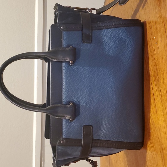 Coach Swagger 27 Suede Colorblock Bag - Picture 4 of 15